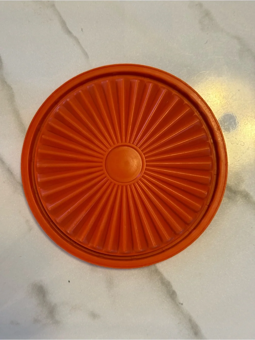 Tupperware Retro Plastic Storage Bowls in Orange, Yellow, Olive